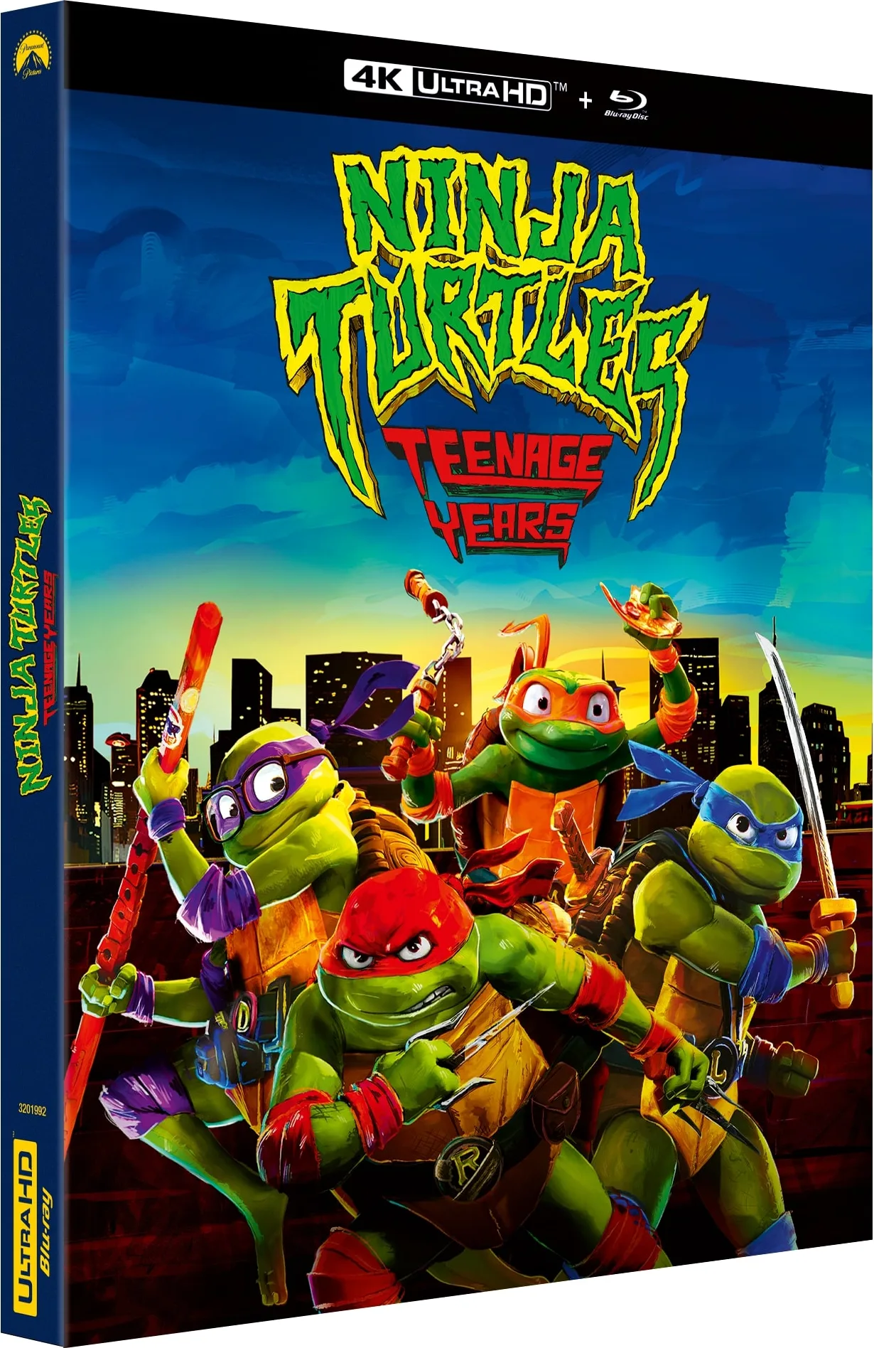 Ninja Turtles: Teenage Years (Blu-ray UHD 4K   Blu-ray) Disques Blu-ray films
