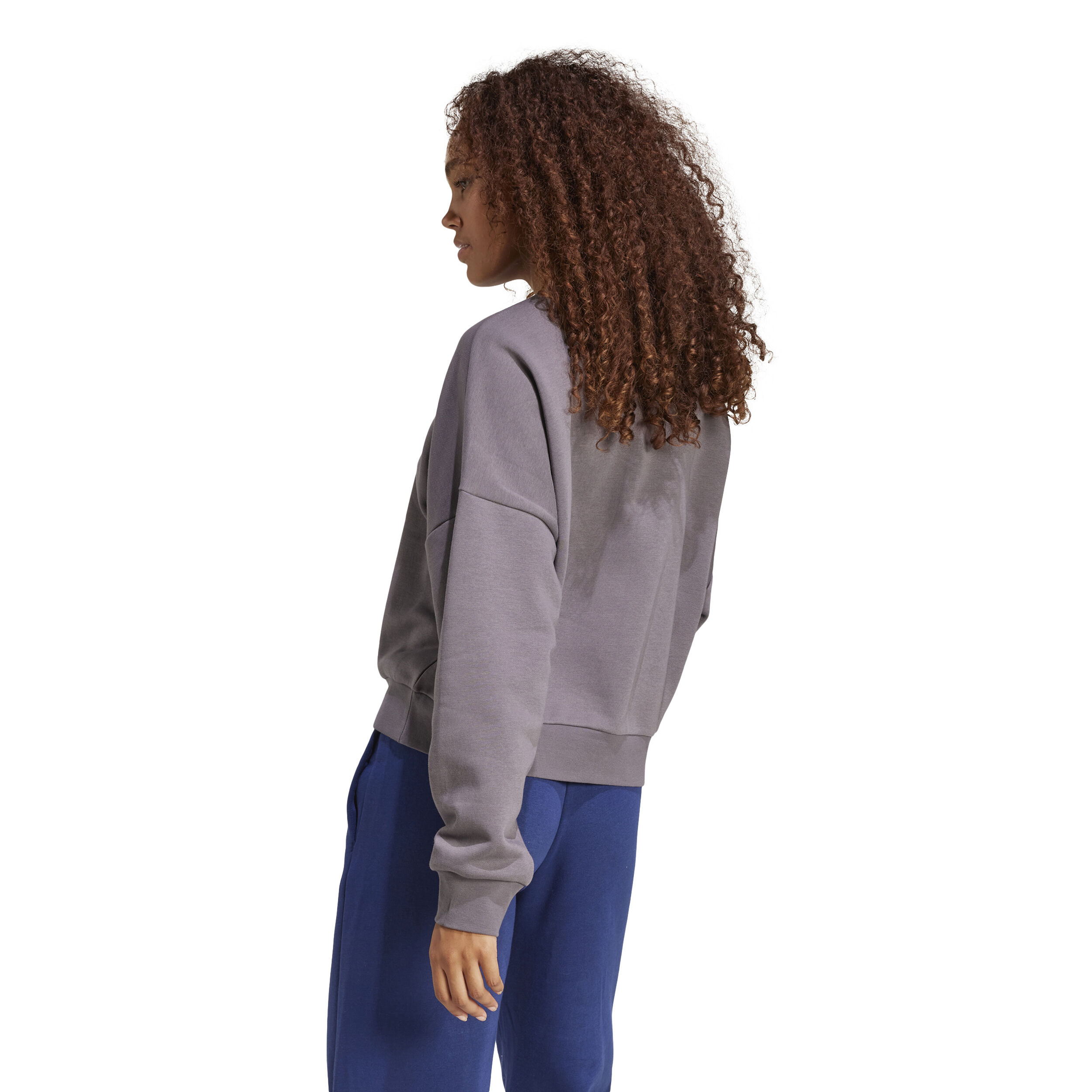 adidas Small Logo Feelcomfy Sweat-shirt Femmes - Gris Foncé