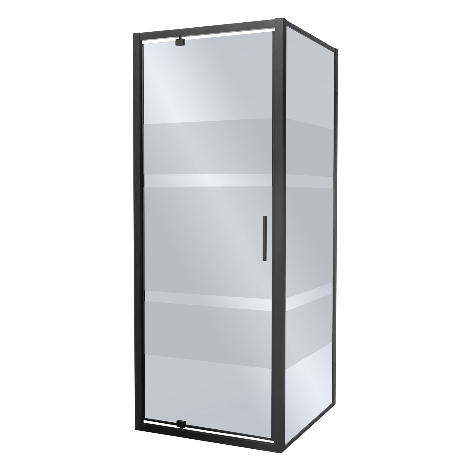 Kerra Tomar douchecabine 90x90x190 vierkant zwart