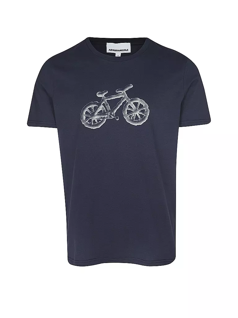 ARMEDANGELS T-Shirt JAAMES CLOUD BIKE dunkelblau