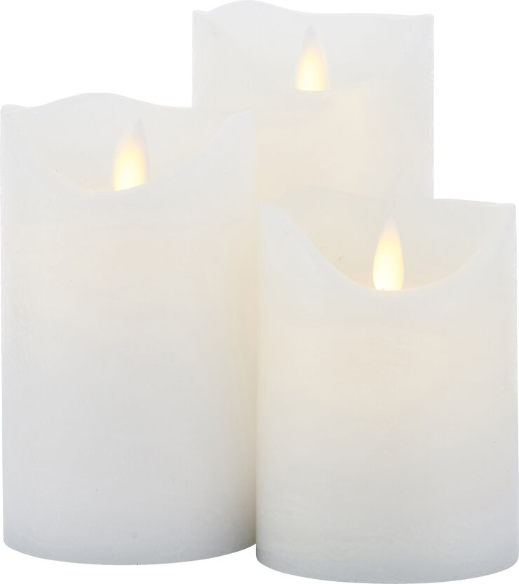 Sirius Sara ekskl. 3stk sæt , Ø7,5xH10/12,5/15cm, Hvid White