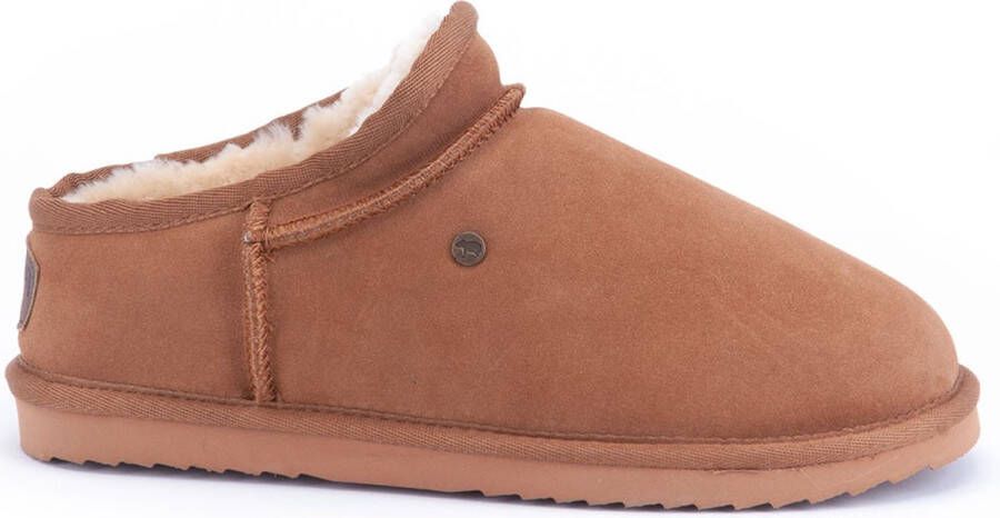 Warmbat Heren Suède Pantoffel voor de Herfst Brown Heren