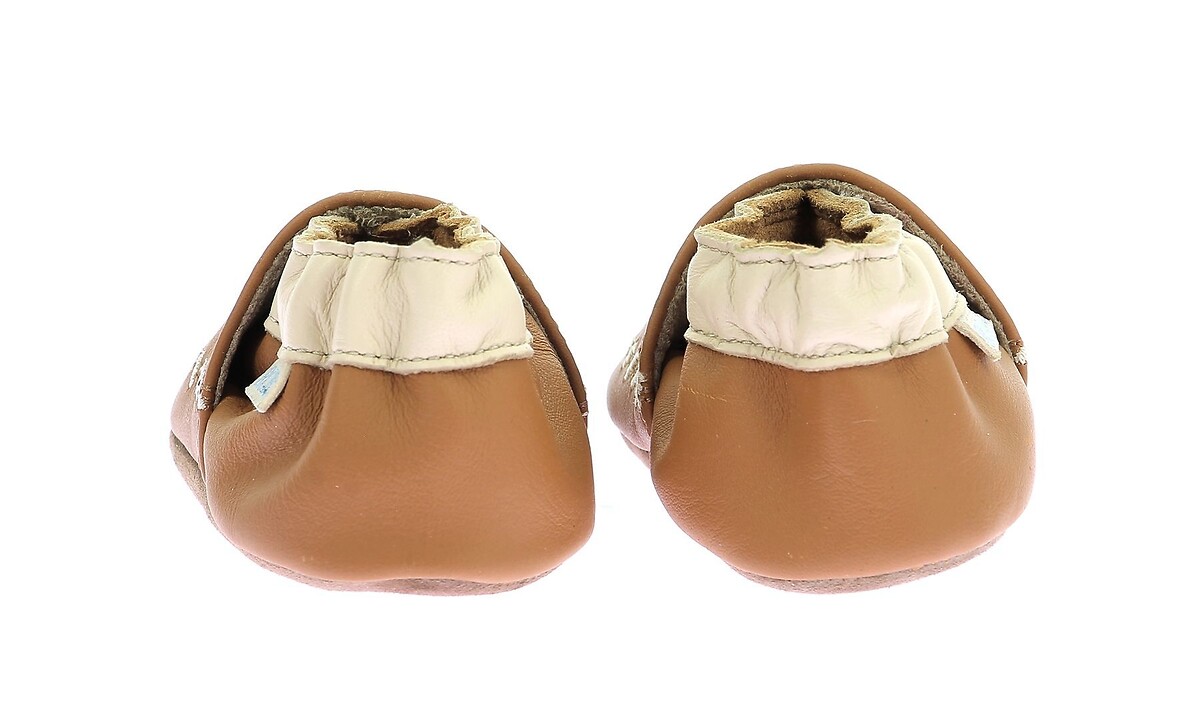 ROBEEZ<br>Pantufas de couro para dentro e para fora