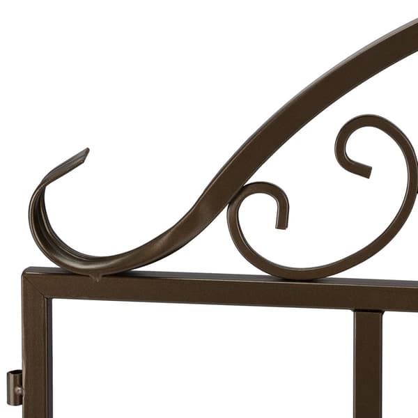 Hageport i bronse, 3 deler