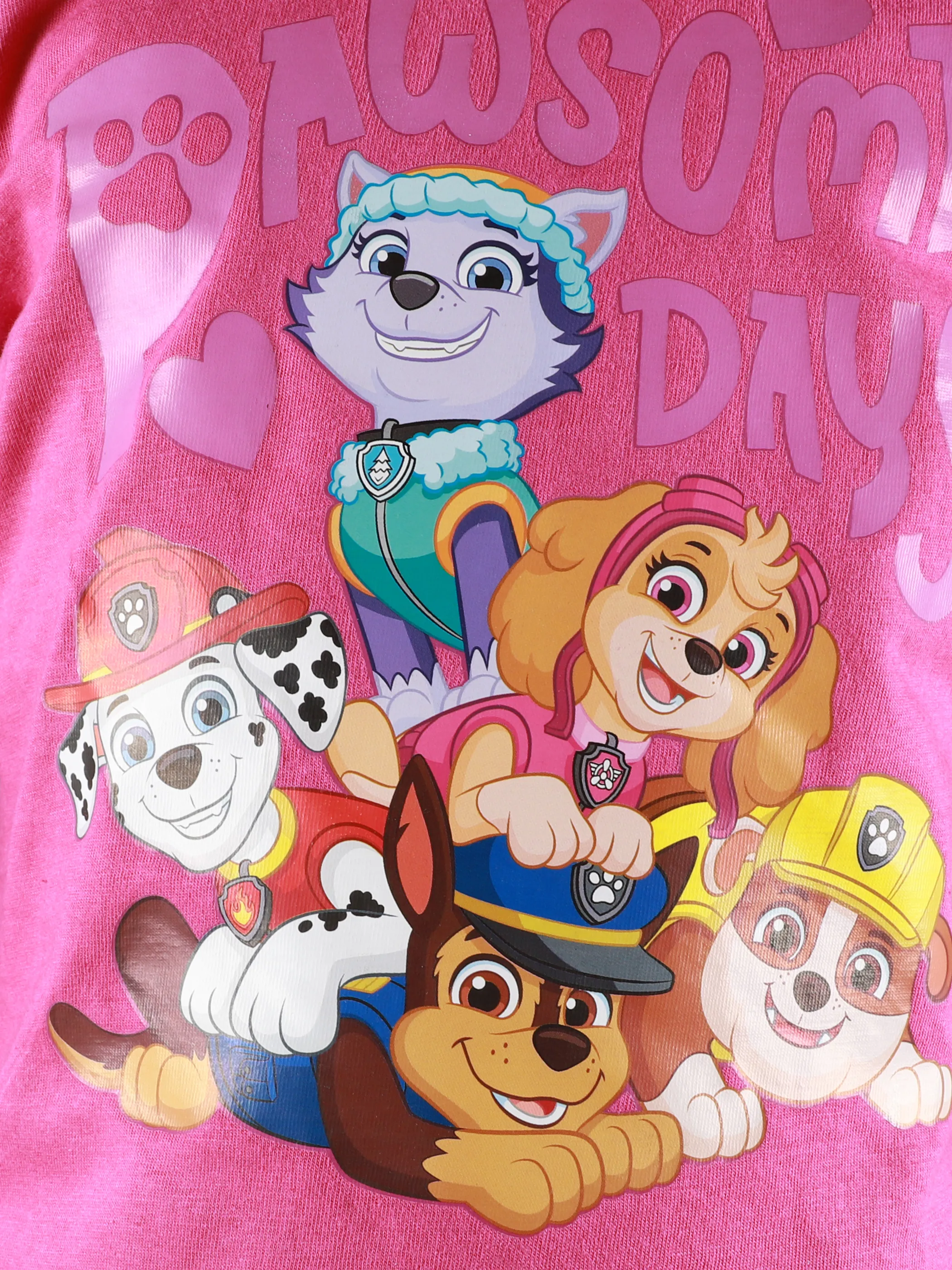 Mädchen Schlafanzug mit Paw Patrol Motiv
