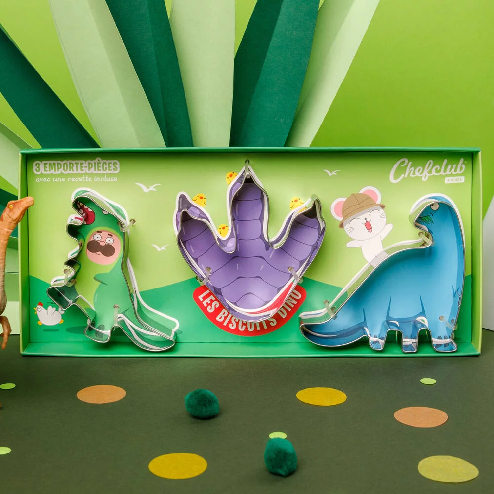CHEFCLUB KIDS -EMPORTE PIECES LES BISCUITS DINO
