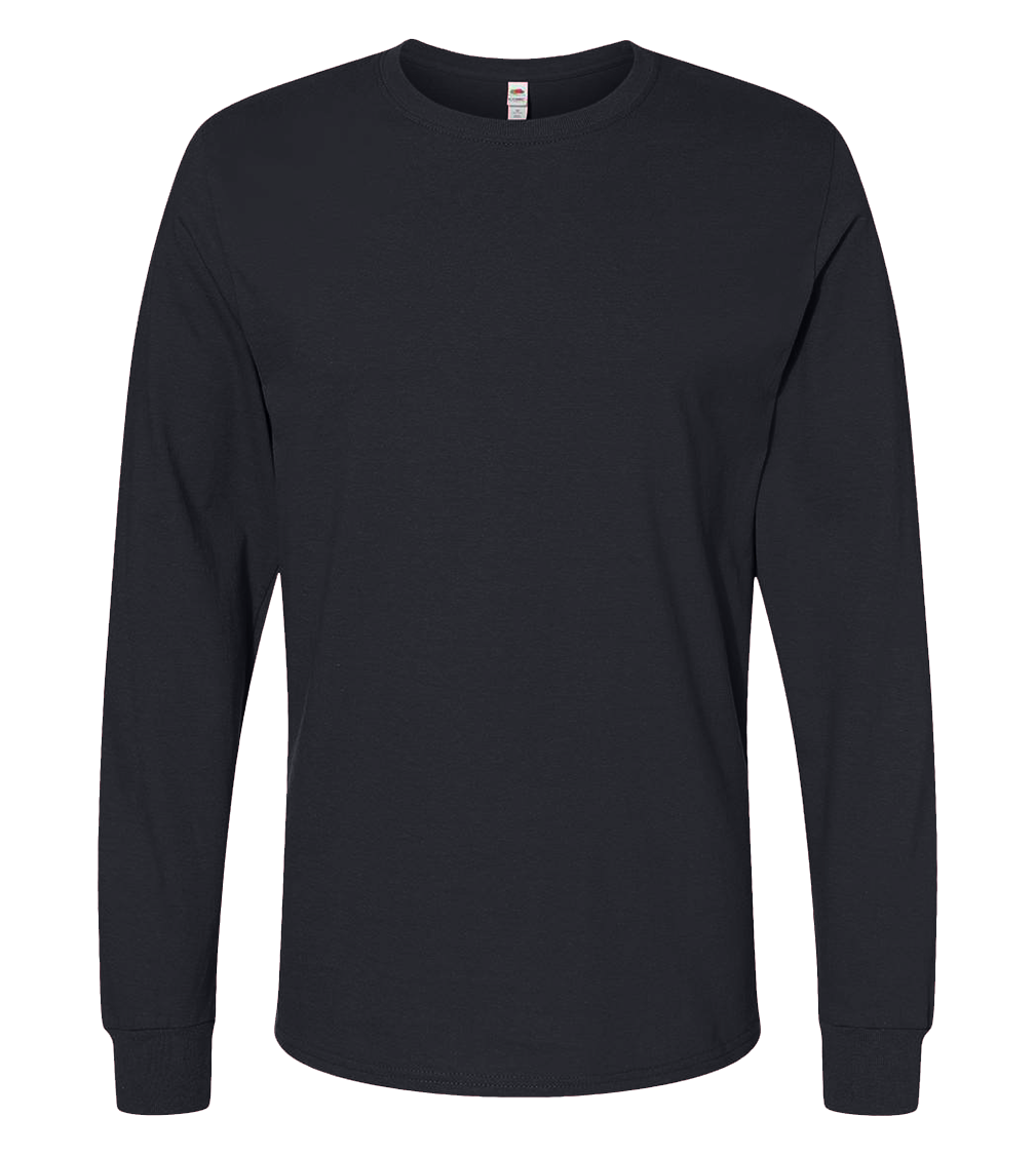 Fruit of the Loom SC201 - T-Shirt Homme Manches Longues Coton