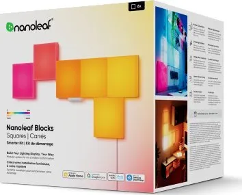 Nanoleaf Blocks Smarter Kit - Lyspanel - LED - 3 W - RGBW-lys - 1200-6500 K - kvadrat (pakke med 6)