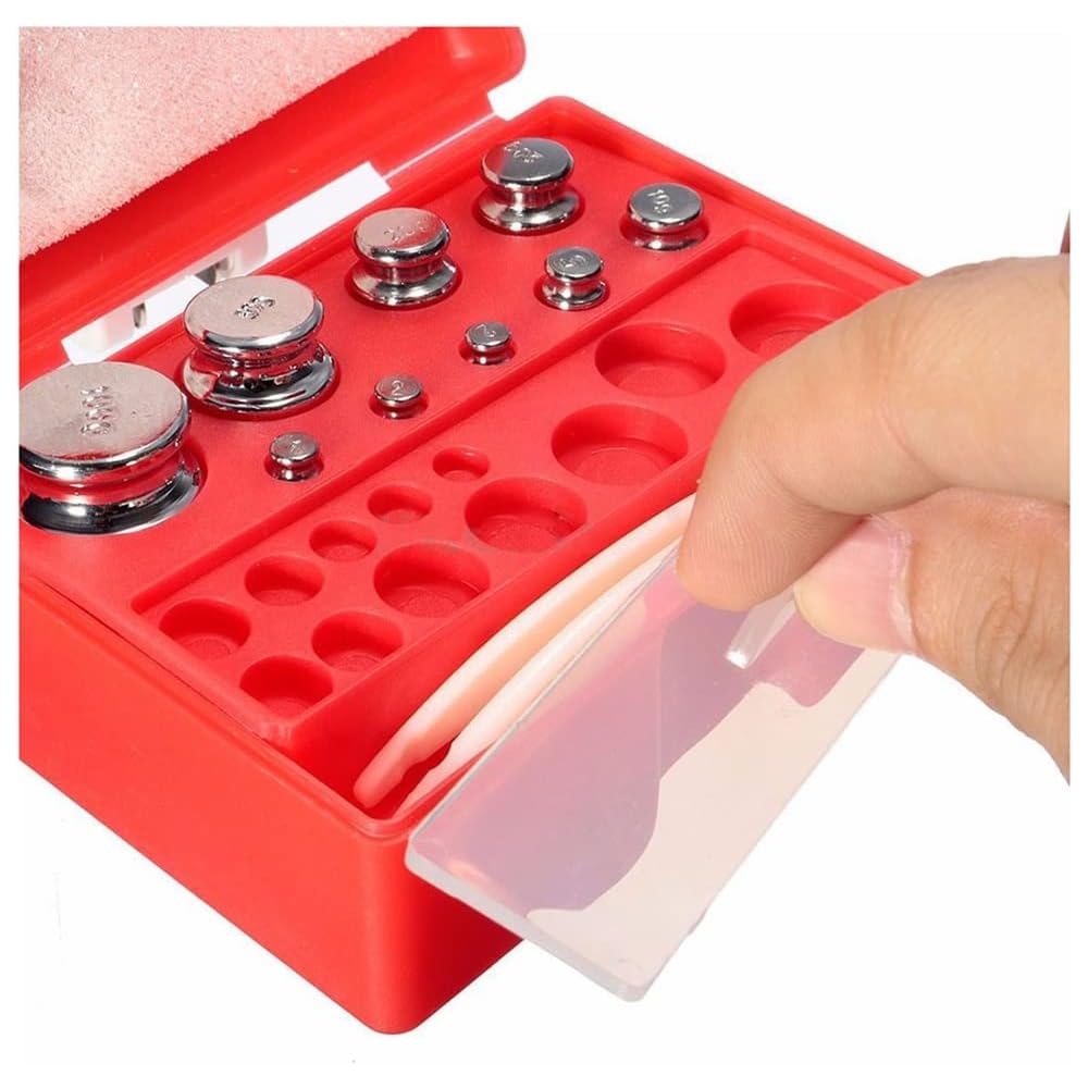 Herold 85 pièces 211,1 G 10 Mg-100 G M2 Set Grammes Poids d'étalonnage de précision Balance numérique : Cuisine et Maison