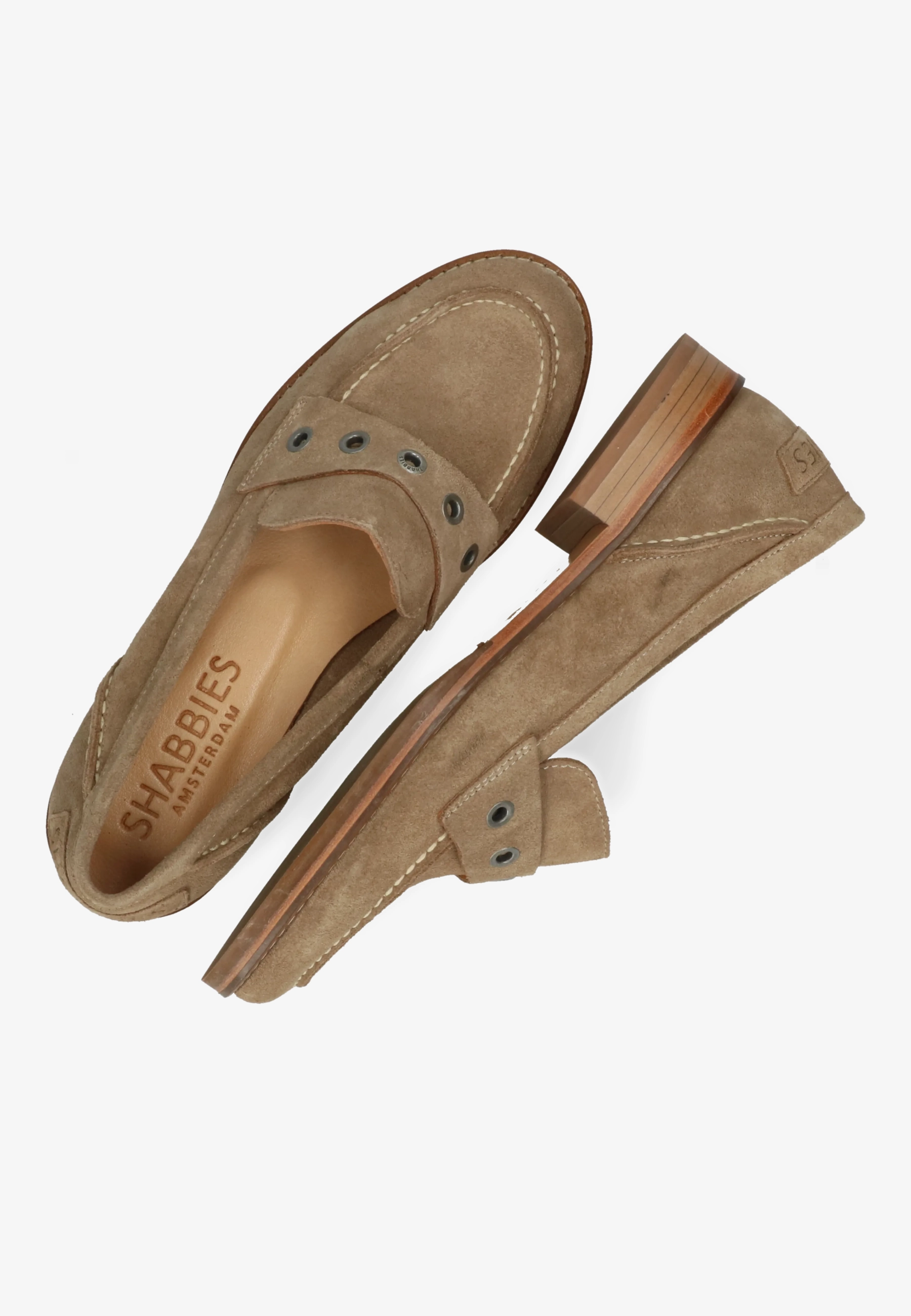 FES LOFA LOAFERS Gulcu Suede Taupe