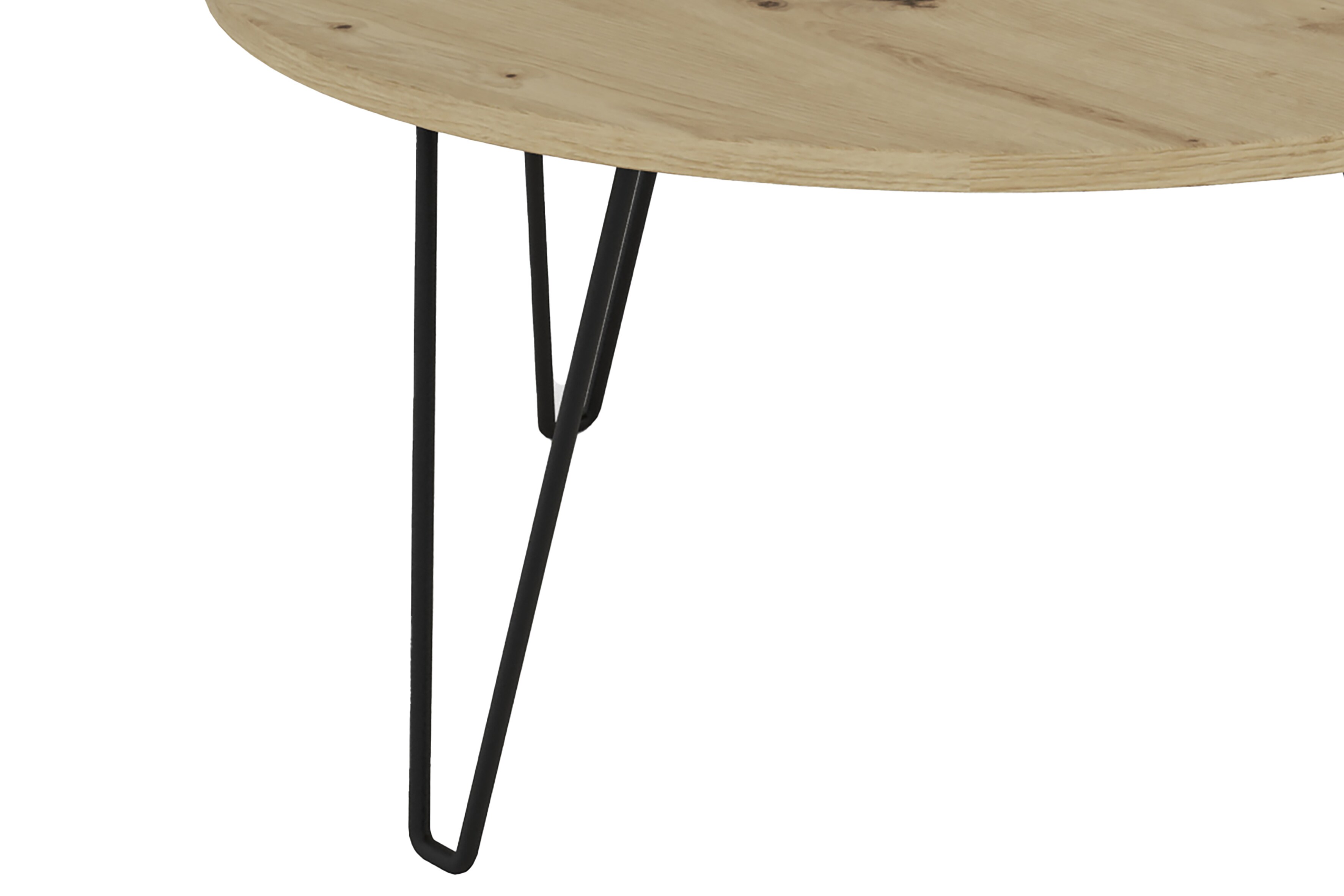 byLIVING Couchtisch FLAIR, Breite 80 cm, Artisan Eiche (Eiche-Optik)/schwarz