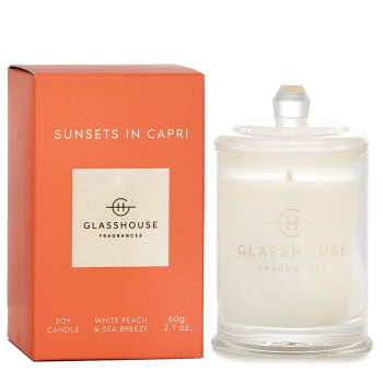 Glasshouse Soy Candle - Sunsets in Capri (White Peach & Sea Breeze)