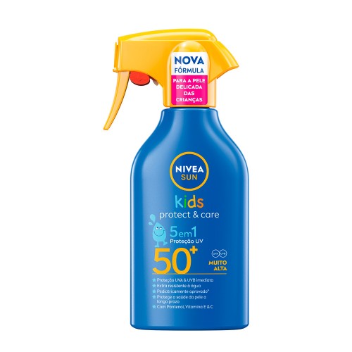 Nivea Sun Kids Protect & Care Spray SPF50  com Cor 270ml