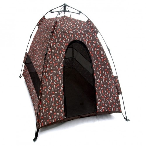 Tenda marrom para cães PLAY para uso externo