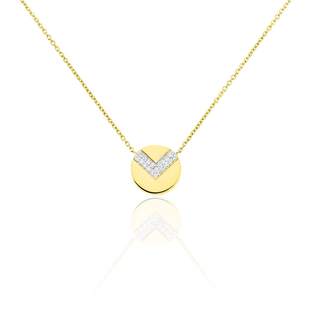Collier Or Jaune Diamant