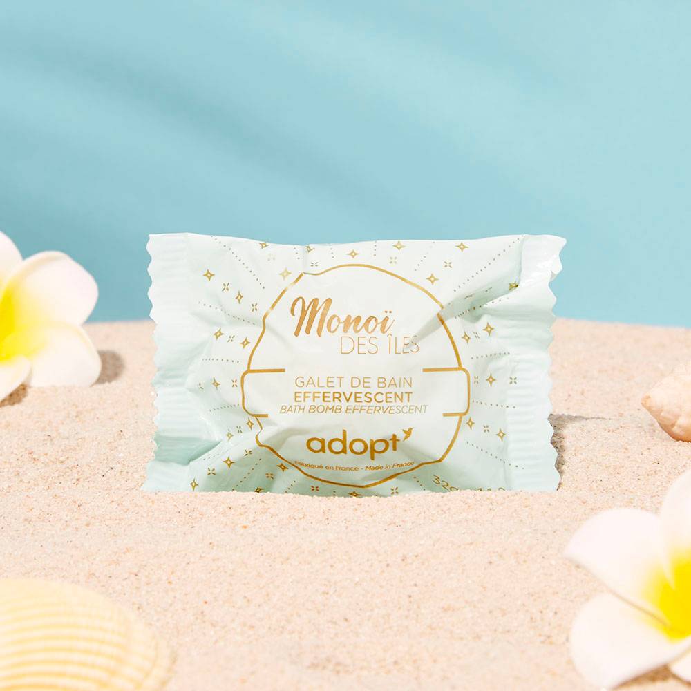 Monoï des îles - Galet de bain 32gr