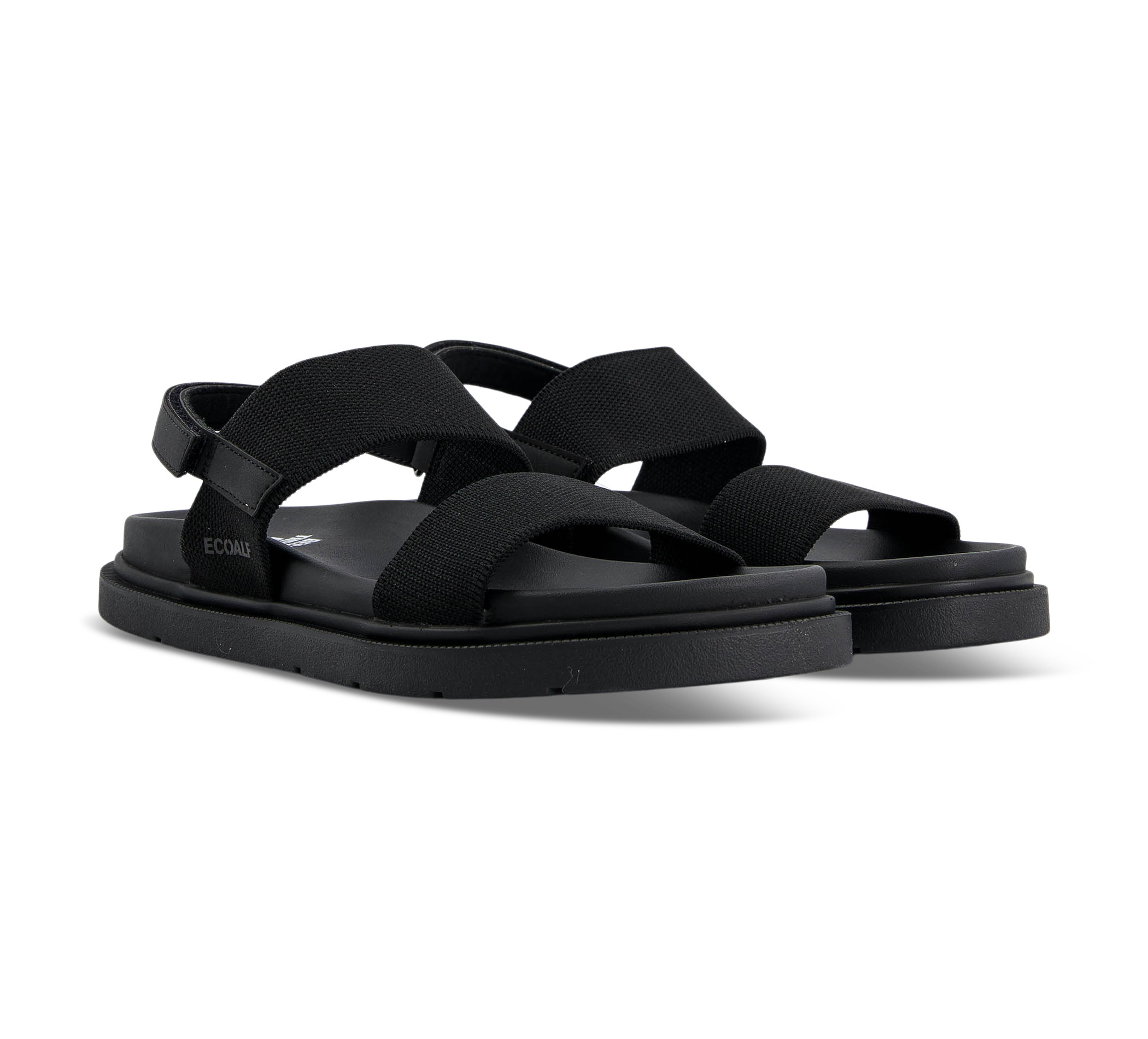 Ecoalf Riemchensandalen schwarz