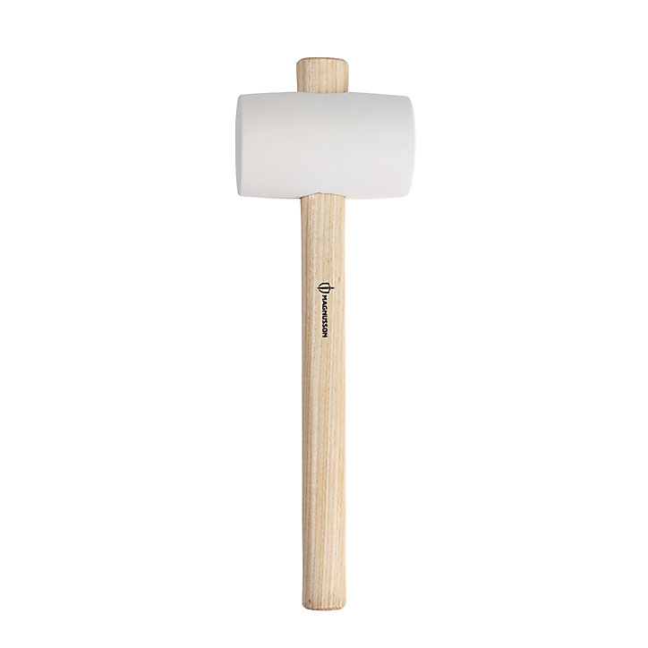 Maillet caoutchouc à poignée Magnusson 453g blanc