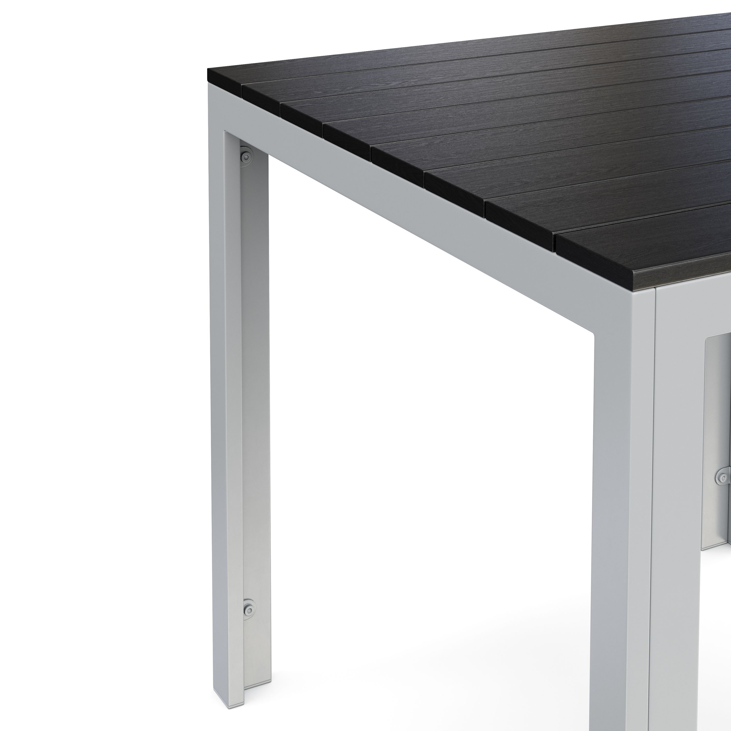 Gartentisch NELI 80 x 80 cm anthrazit