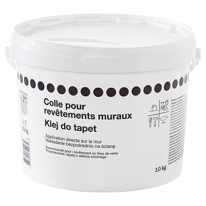 Colle pour revêtements muraux fibre de verre 10 kg