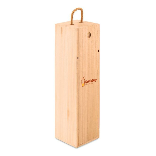 GiftRetail MO9413 - VINBOX Coffret bouteille en bois