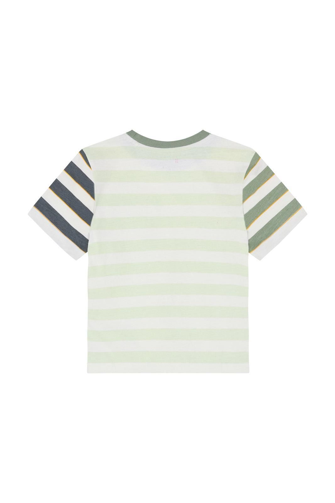 Noppies Kids T-shirt stripe - Almost Aqua
