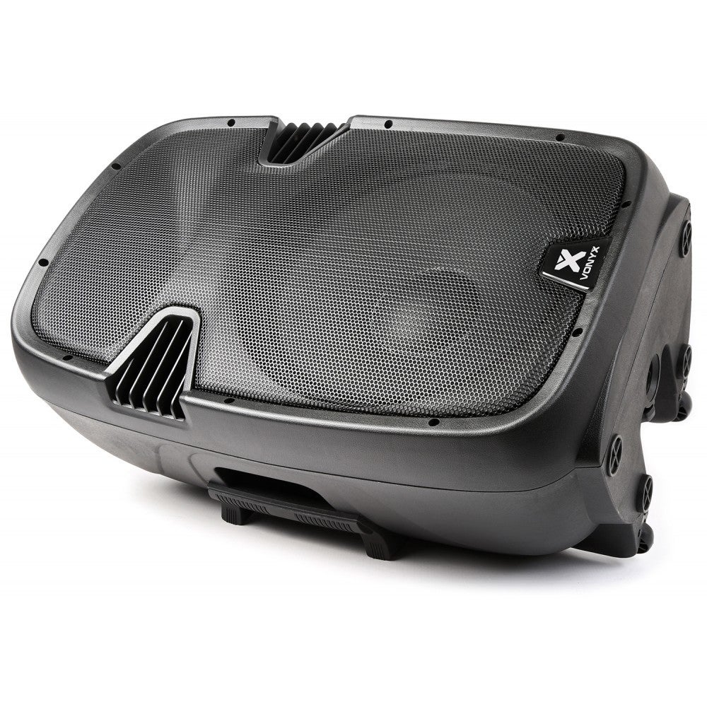 Vonyx SPJ-PA915 mobiele accu-speaker met microfoons
