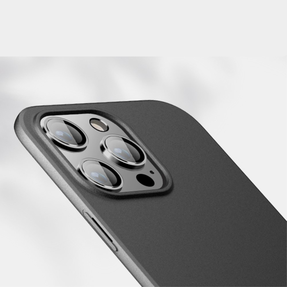 iPhone 15 Pro Gummi Case Hülle Ultra Thin - Schwarz