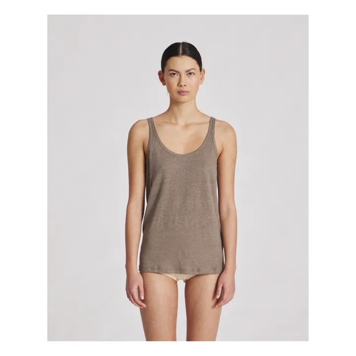 GAI+LISVA Débardeur Synne Lin | Taupe