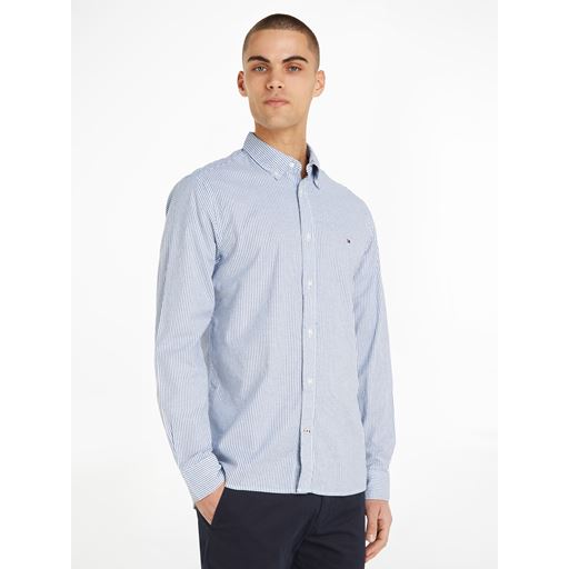 Tommy Hilfiger Core Oxford Skjorte, Carbon Navy/White, M