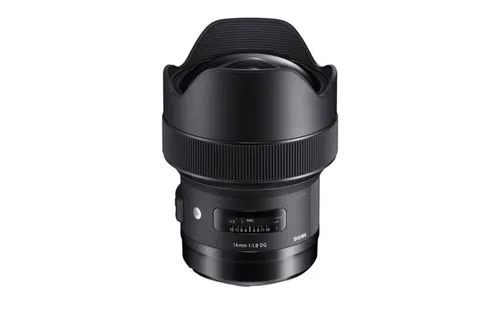 Sigma Art - Vidvinkel objektiv - 14 mm - f/1.8 DG HSM - Sony E-mount - for Sony Cinema Line; a VLOGCAM; a1; a1 II; a6700; a7 IV; a7C; a7C II; a7CR; a7R V; a9 III
