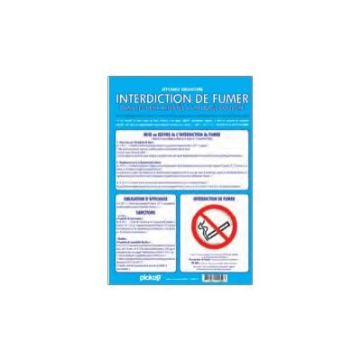 Pickup - Panneau d'affichage - Interdiction de fumer