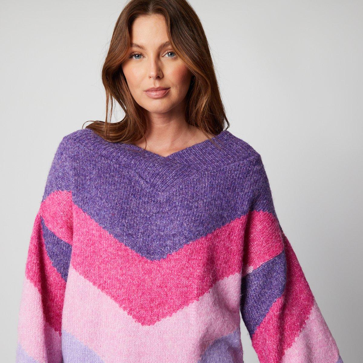 Be You Ladies Slouch Longline Jumper