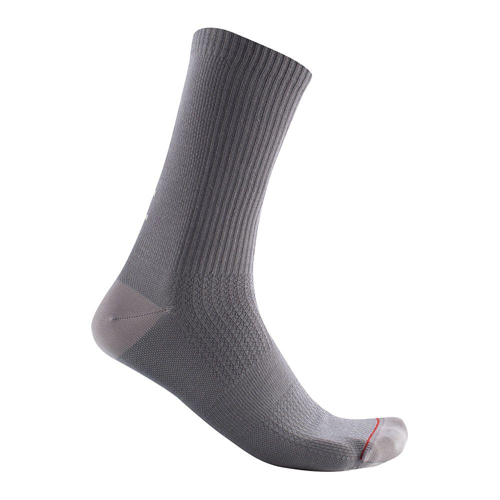 Castelli BANDITO WOOL 18 - Chaussettes nickel gray