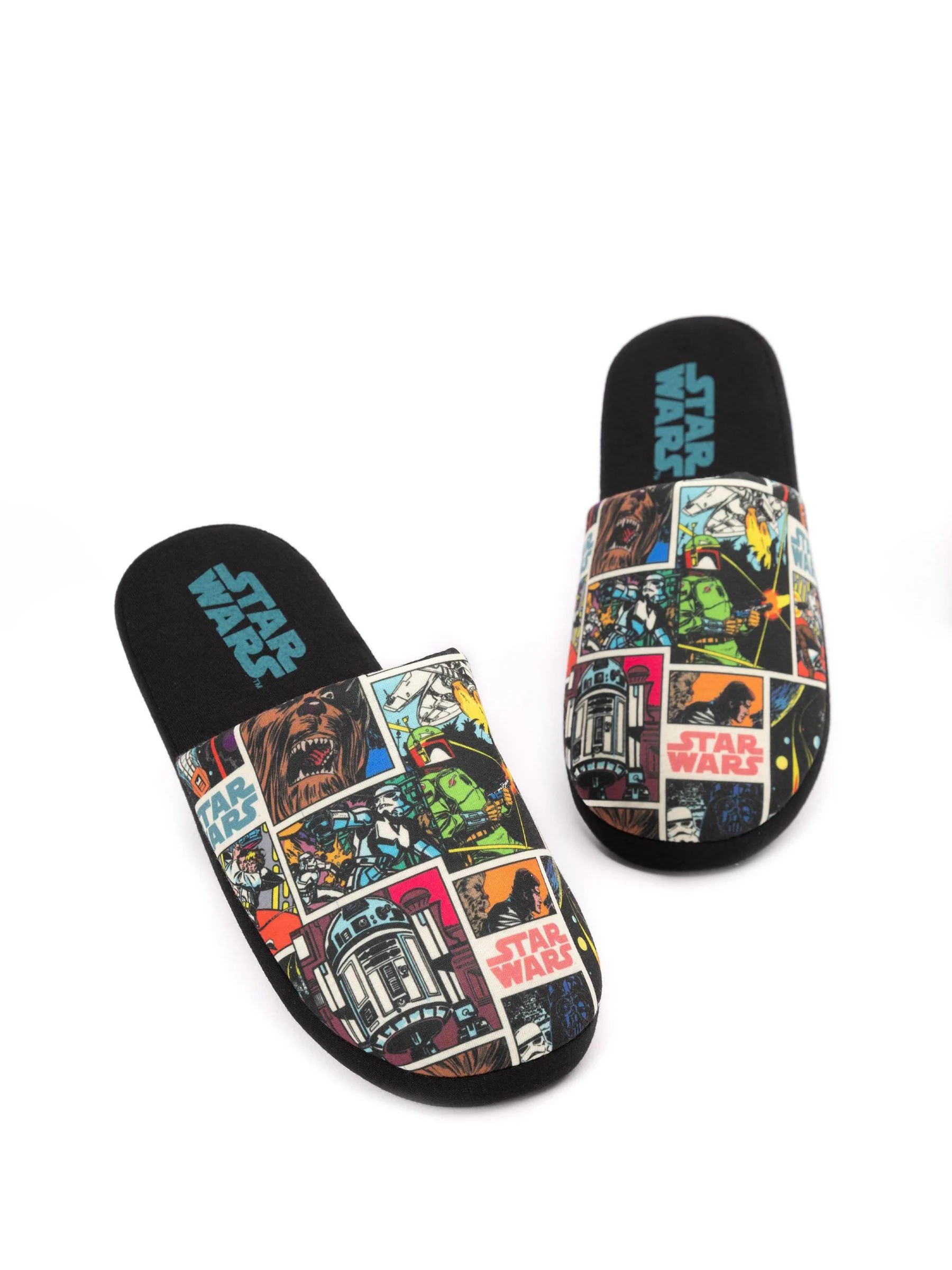 Zwart - Vanilla Underground Mr Men Mr Lazy pantoffels