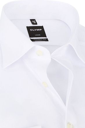 OLYMP Luxor Overhemd Effen Wit 635064-00 kopen