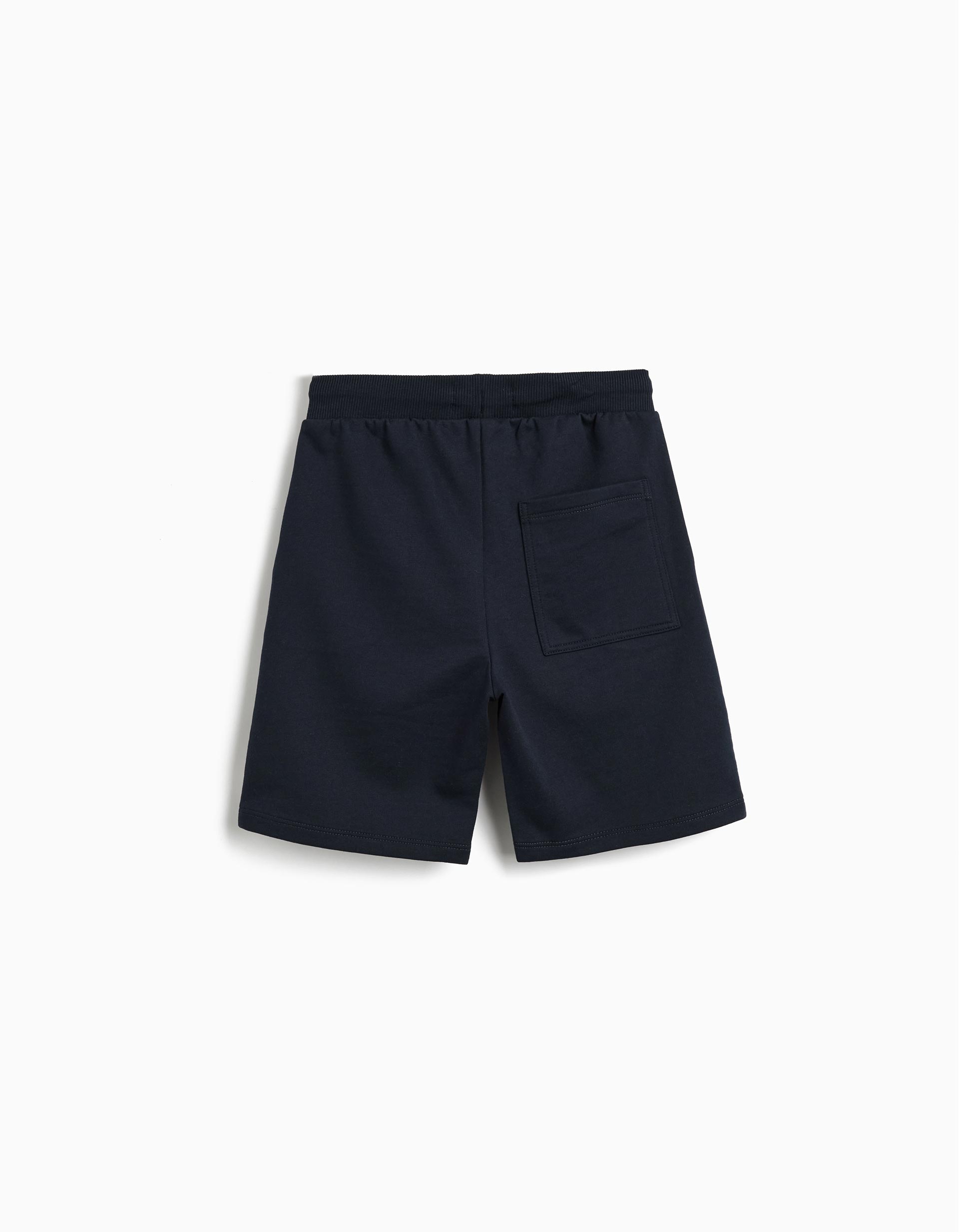 Calções Fleece, Menino, Azul Escuro