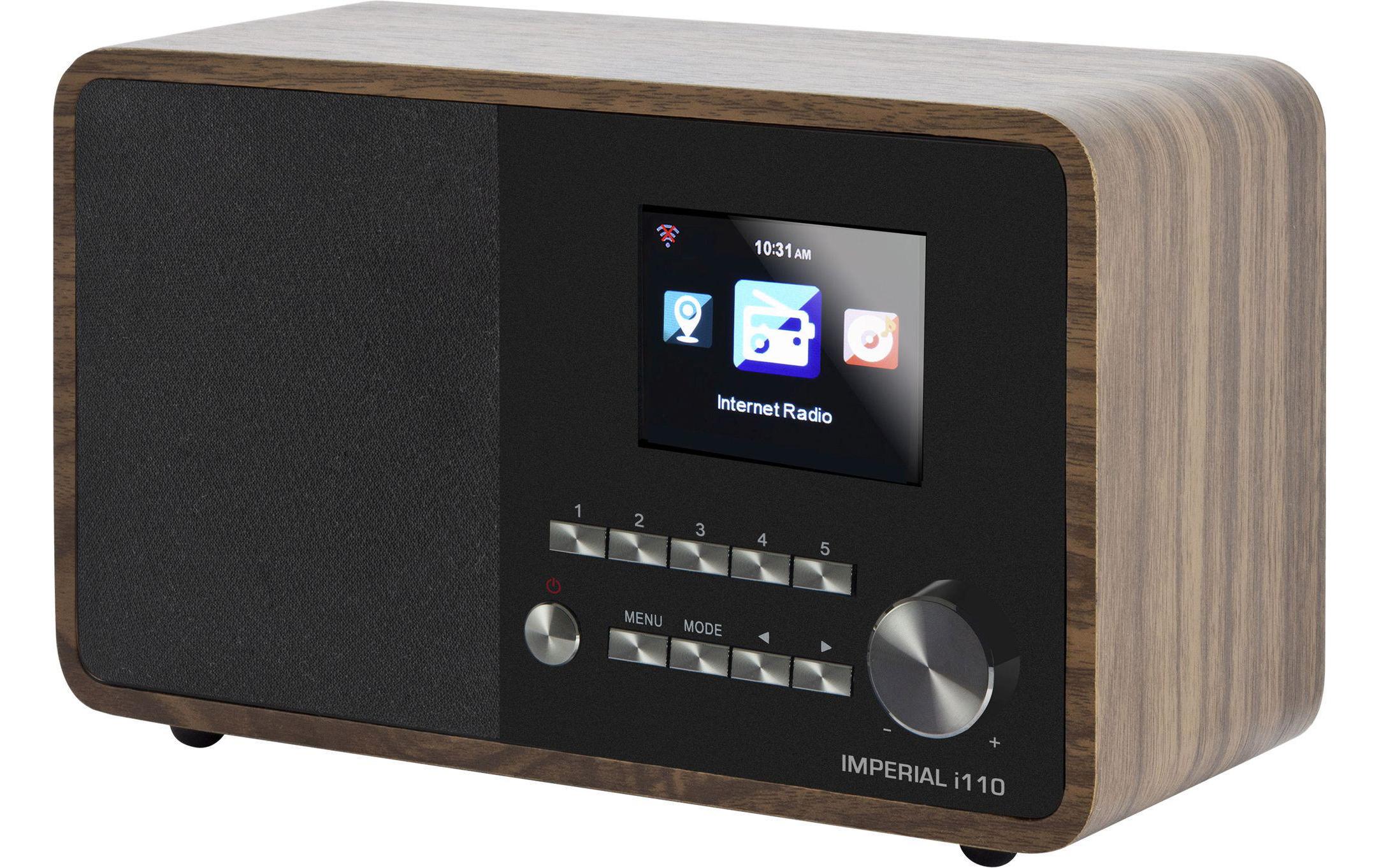Internet Radio i110 BraunInternetradio mit Wettervorhersage