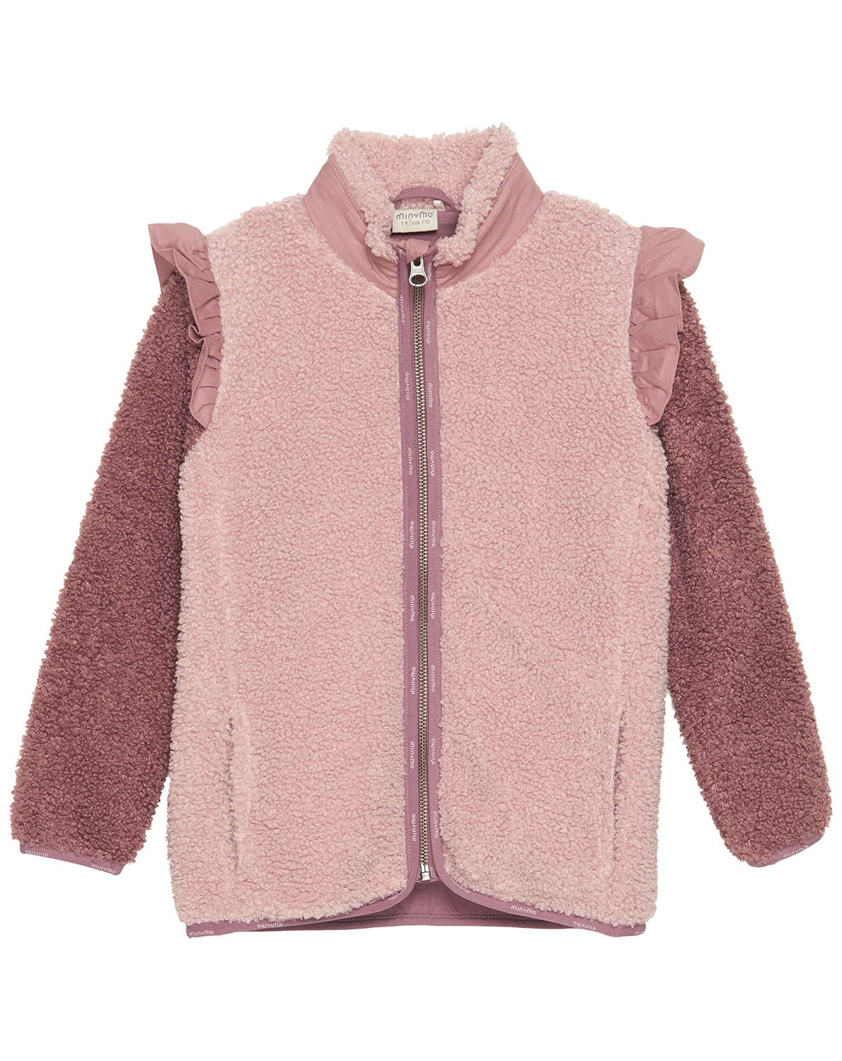 Jacke BOUCLE in altrosa