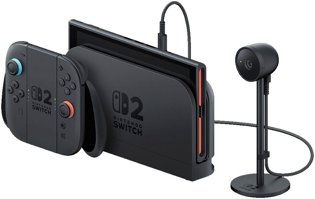 Nintendo Switch 2 Spielekonsole »Switch 2 (Mario Kart World Bundle) + Mario Party Jamboree + Kamera« 256 GB
