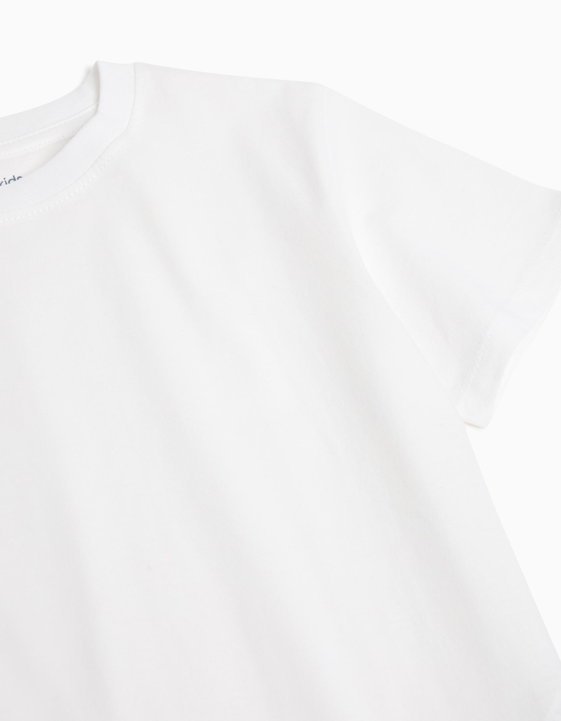T-shirt Lisa, Menino, Branco