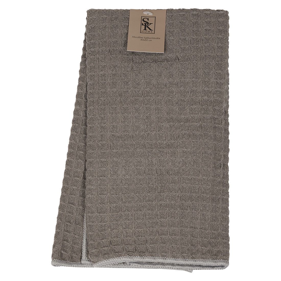 Vaffel mikrofiber kjøkkenhåndkle 40x60cm