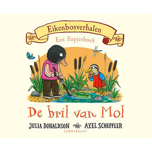 Uitgeverij lemniscaat flapjesboek de bril van mol