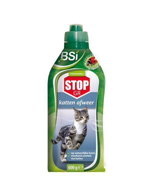 Bsi Stop Gr Kattenafweer - Afweermiddel - 600 g