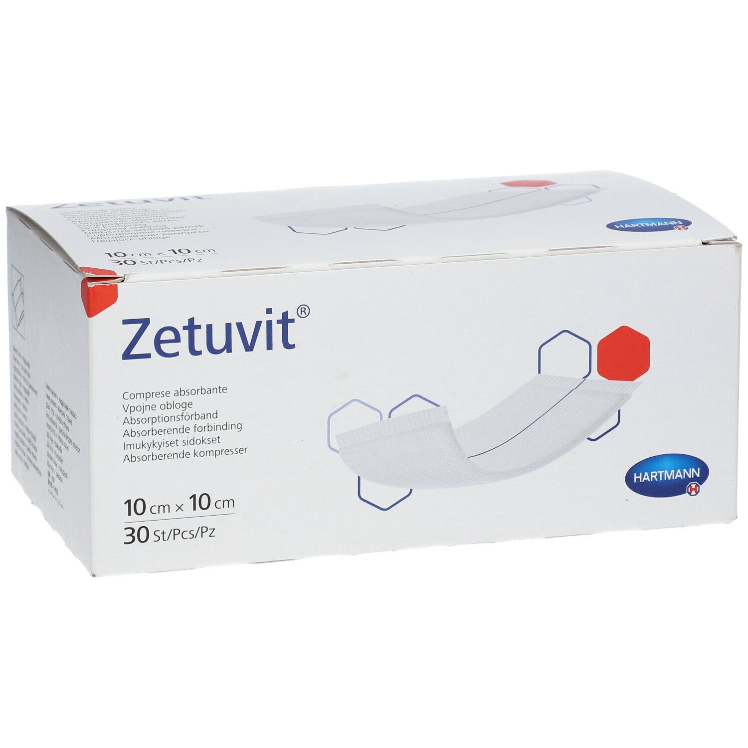 Zetuvit® Saugkompressen unsteril 10 x 10 cm