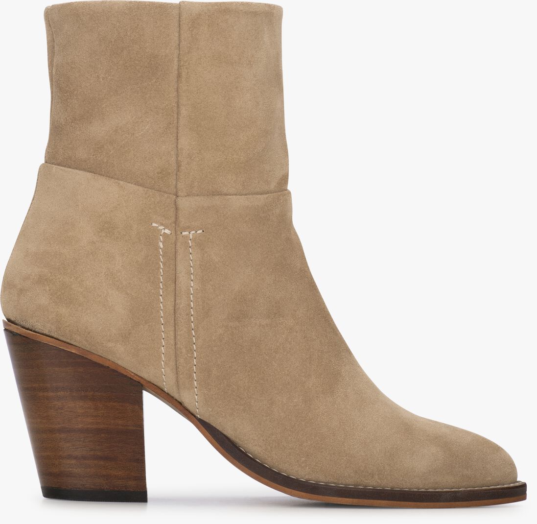 PS POELMAN beige ps poelman enkellaarsjes supra