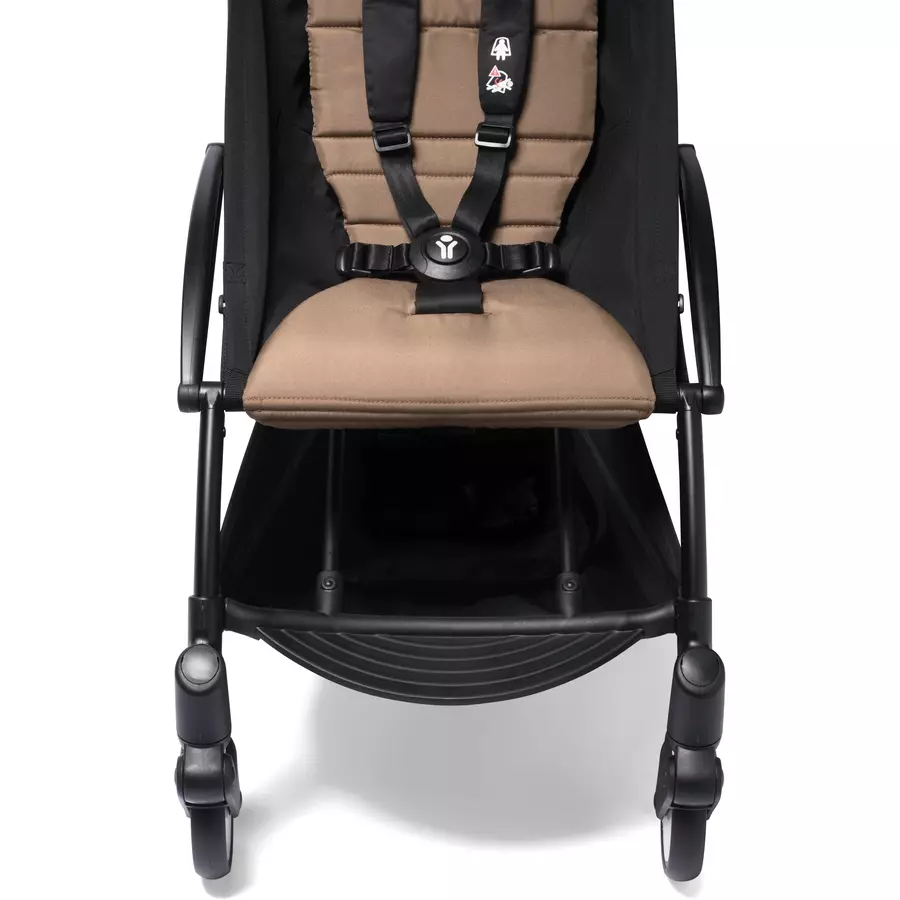 BABYZEN Kinderwagen YOYO2 6+ White mit Textilset Toffee