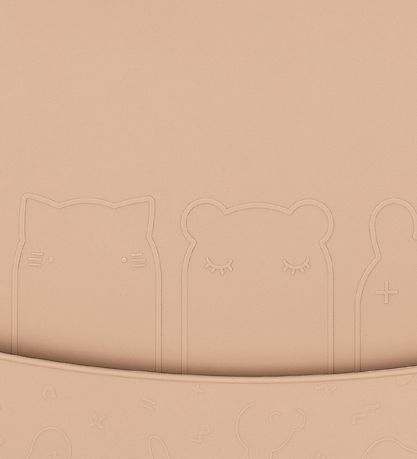 We Might Be Tiny Lätzchen sein - 2er-Pack - Silikon - Beige/Rust