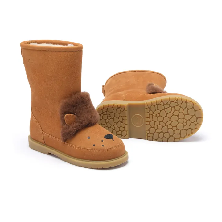Donsje Bottes Fourrées Wadudu Lion | Camel