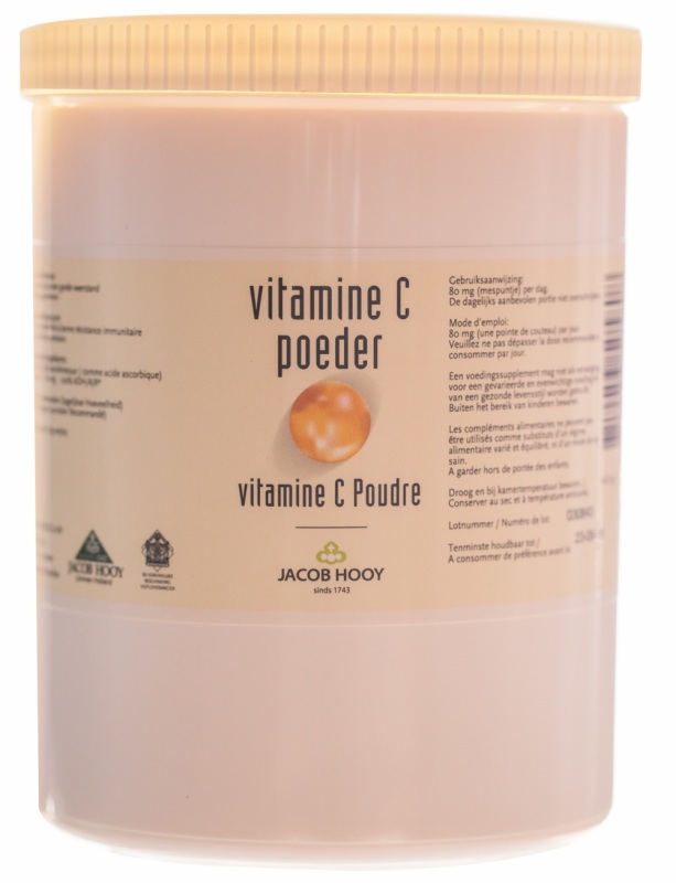 Jacob Hooy Vitamine c ascorbinezuur pot 1000g